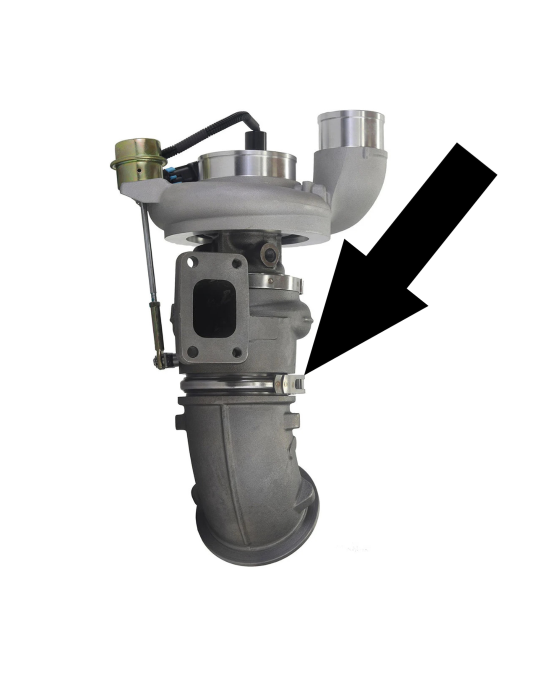 4.4” HE351 or HE341 Exhaust Downpipe Flange Clamp