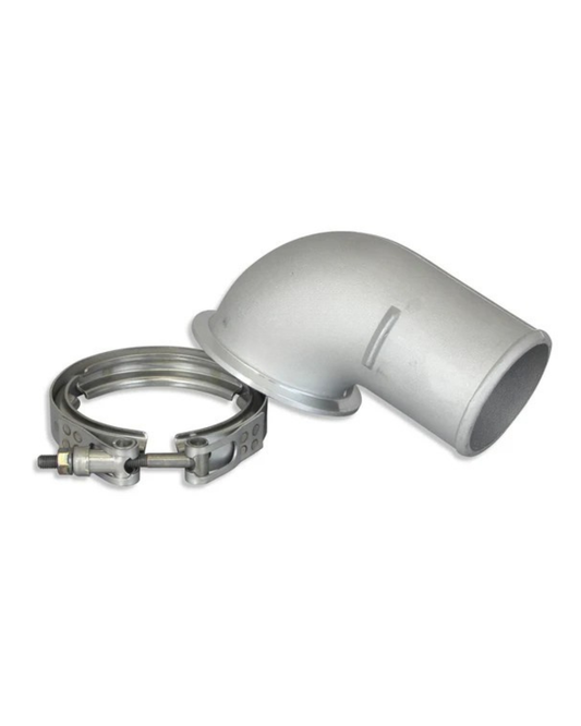 S400 90* V Band Elbow With Clamp and Oring