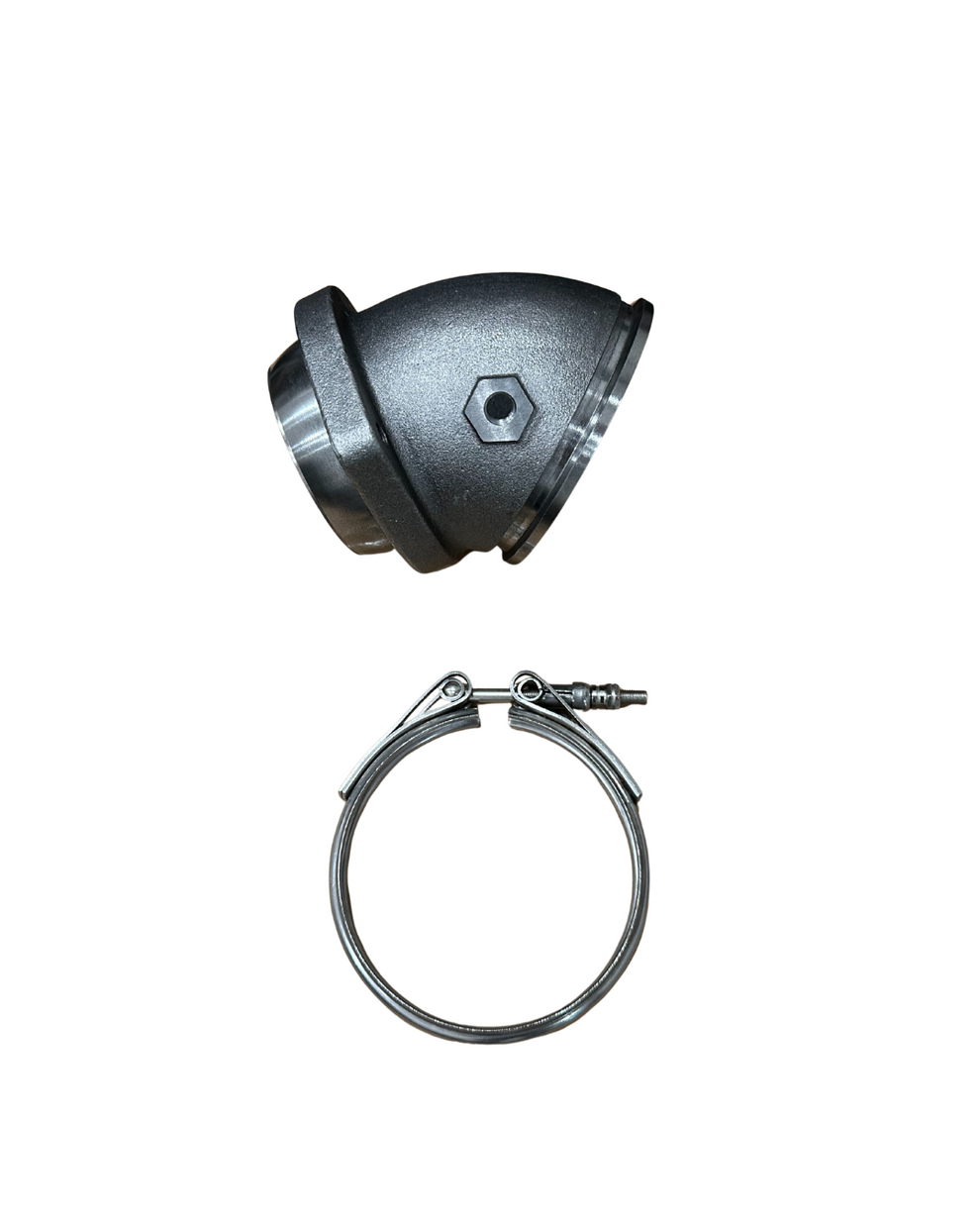 MDC Diesel HE351 or HE341 to Stock Exhaust Flange Turbo Downpipe Elbow ...
