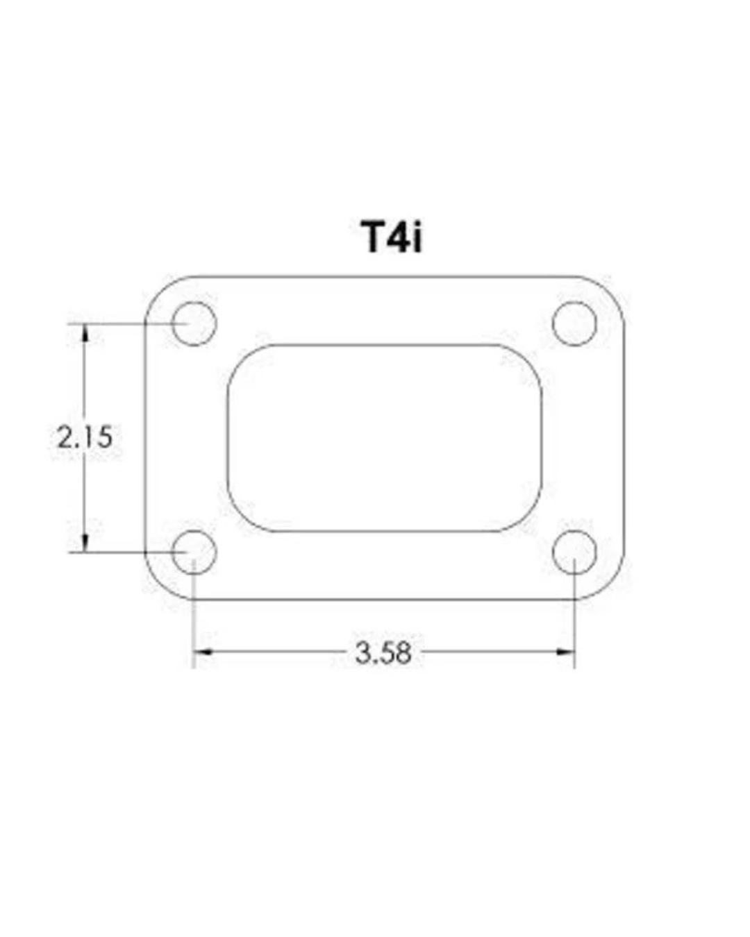 MDC Diesel S300 .91 T4I Flange Turbine Exhaust Housing