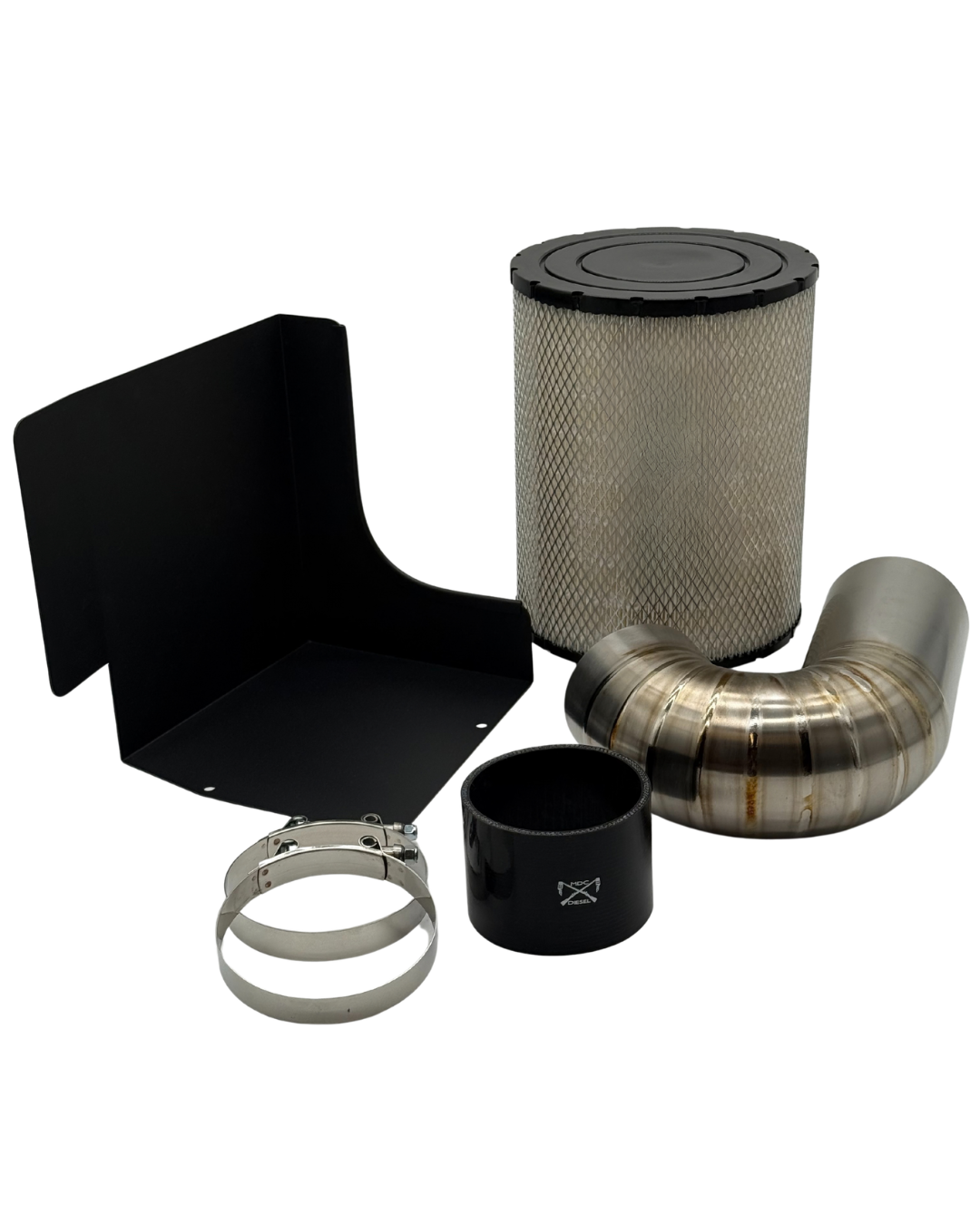MDC Diesel Titanium Cold Air Intake Kit 1994-2002 2nd Gen Cummins 5.9L